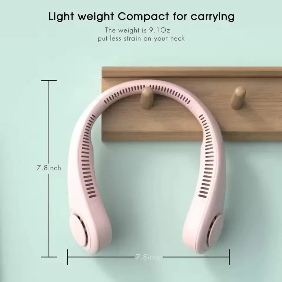 Premium Quality Portable Neck Fan for Summer (Free Delivery) - PalmShop