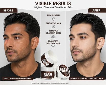 Niconi Men Enzyme De-Tan Pack For Face & Body