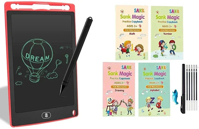 LCD Drawing Tablet + 4PCS/SET SANK MAGIC BOOK / 2 In 1 Combo sale - PalmShop