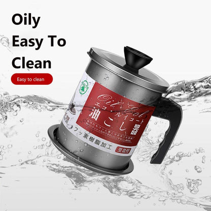 Stainless-Steel Oil Filter Storage Pot (Free Home Delivery )