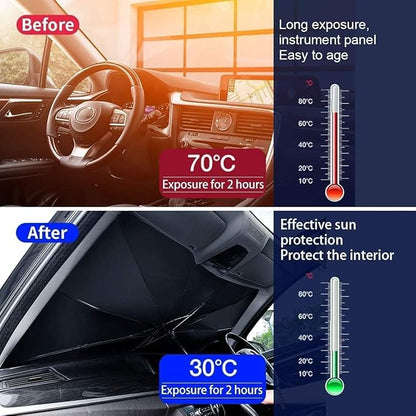 Car Windshield Sun Shade Umbrella (FREE HOME DELIVERY)