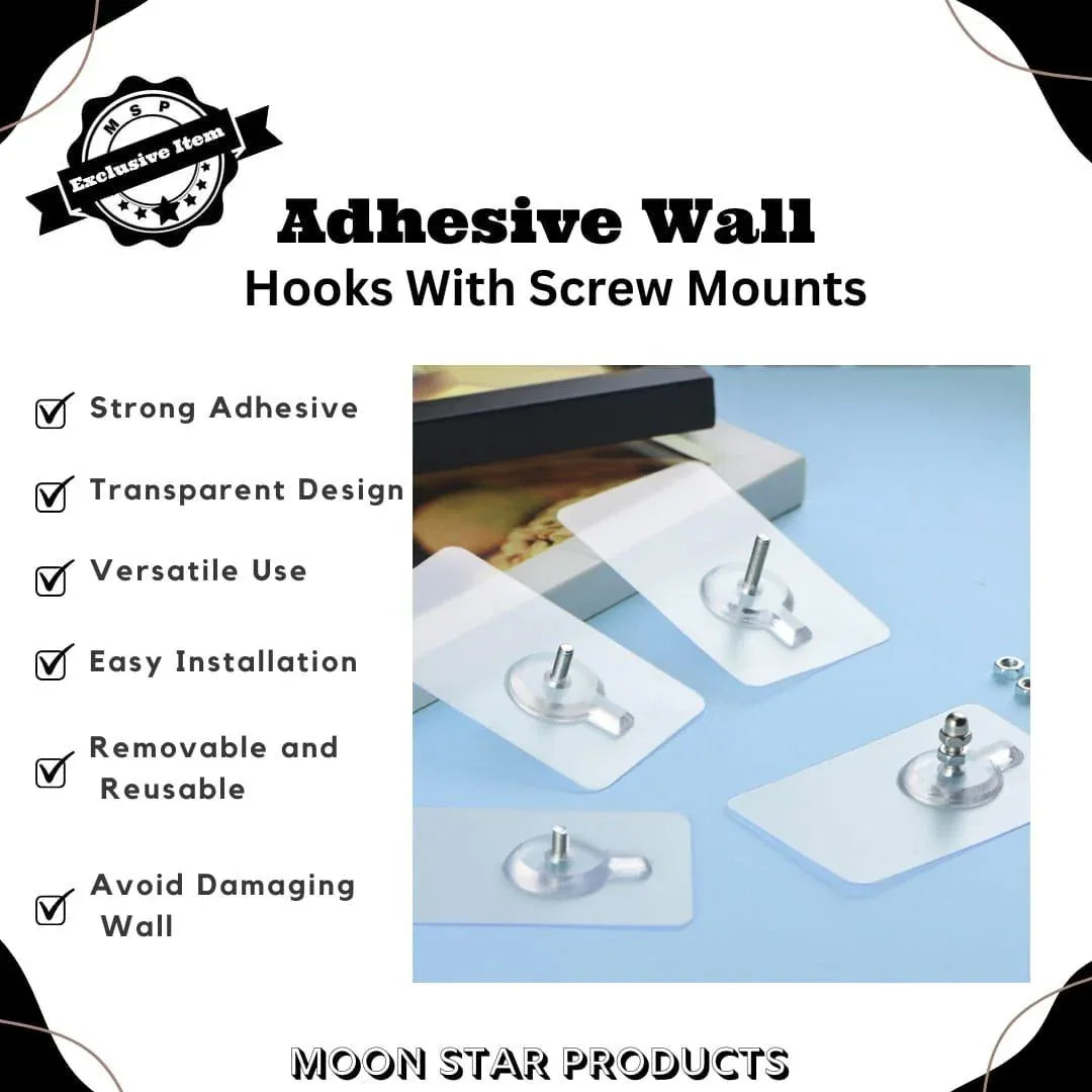 Heavy Duty Self Adhesive Wall Hooks with Free Delivery - PalmShop