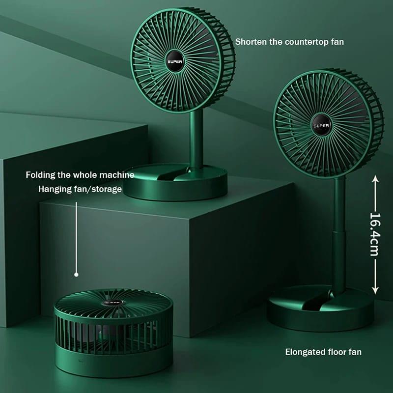 USB Rechargeable Fan That Is Foldable And Portable - PalmShop
