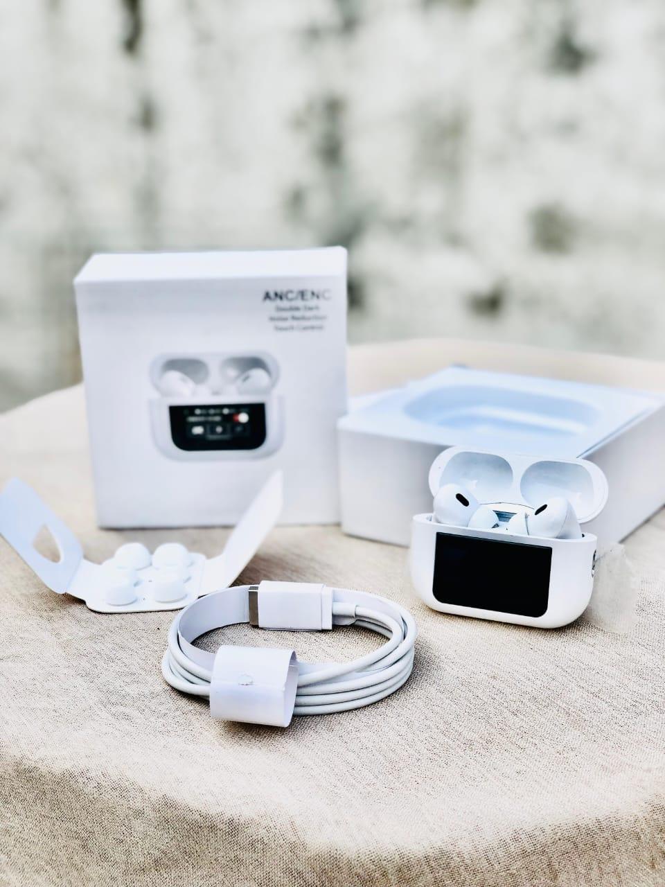 Pro Wireless Earbuds Bluetooth Headphones with Smart Touch Screen ANC - PalmShop