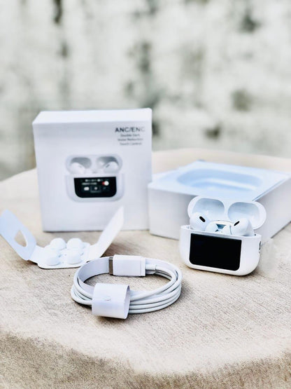 Pro Wireless Earbuds Bluetooth Headphones with Smart Touch Screen ANC - PalmShop