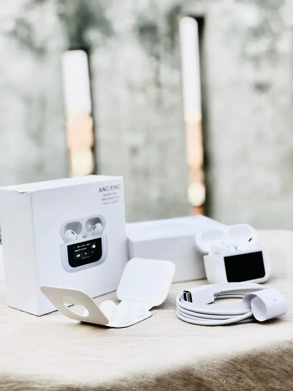 Pro Wireless Earbuds Bluetooth Headphones with Smart Touch Screen ANC - PalmShop