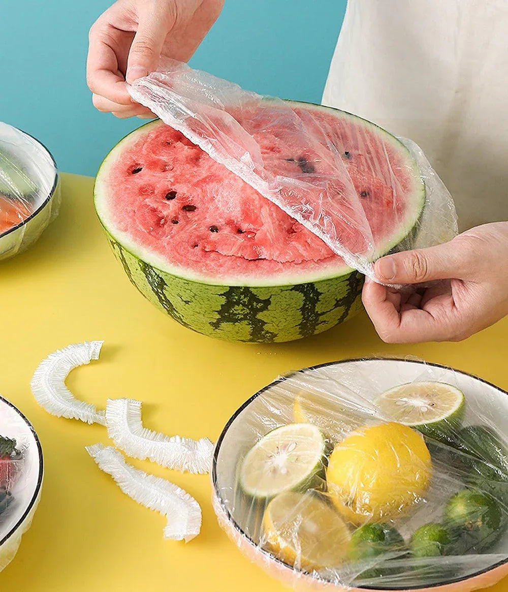 Reusable Elastic Food Storage Covers (100 pcs) FREE DELIVERY🚚 - PalmShop