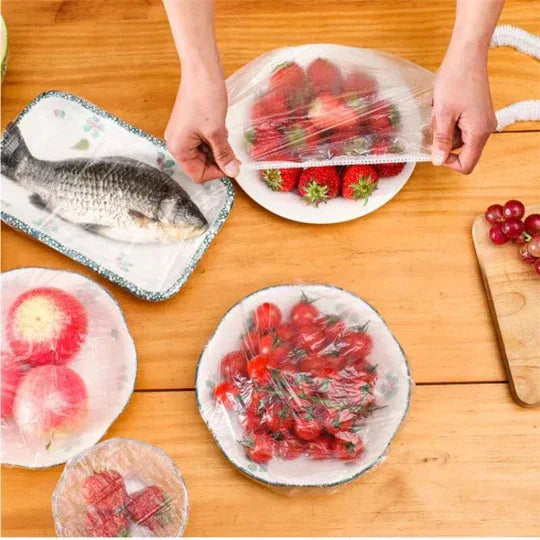 Reusable Elastic Food Storage Covers (100 pcs) FREE DELIVERY🚚 - PalmShop