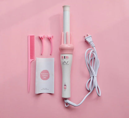 Automatic Ceramic Hair Curler Spin 360° Rotating Hair Styling Roller Auto Wavy Iron 30s Instant Ceramic Heat Wand
