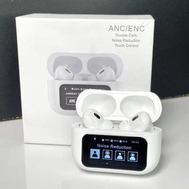 Pro Wireless Earbuds Bluetooth Headphones with Smart Touch Screen ANC - PalmShop