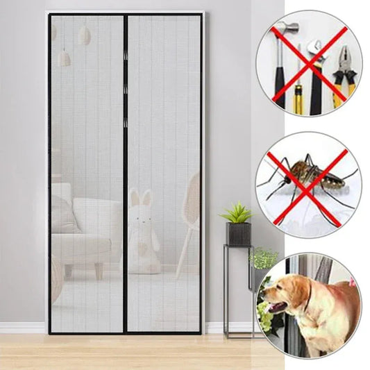 Magic Mesh Deluxe- Hands Free Magnetic Screen Door