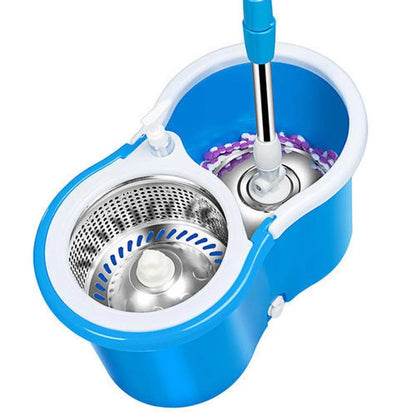 360 Degree Spin Mop With Bucket And Microfiber Head