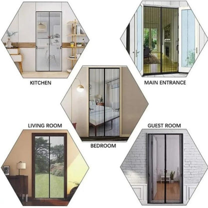 Magic Mesh Deluxe- Hands Free Magnetic Screen Door