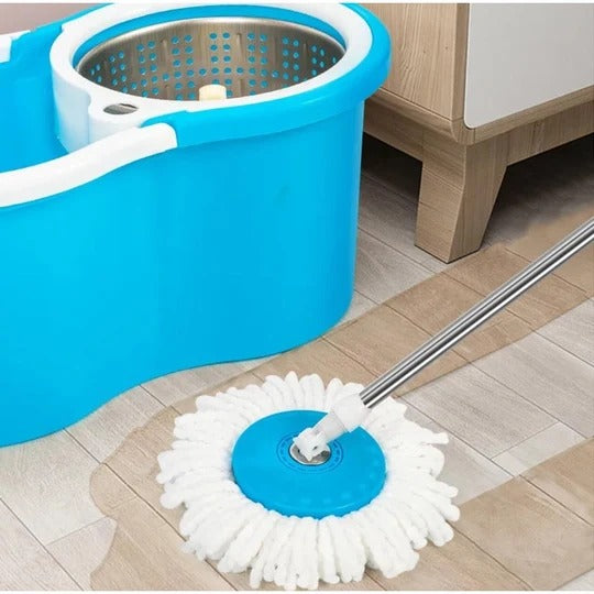 360 Degree Spin Mop With Bucket And Microfiber Head