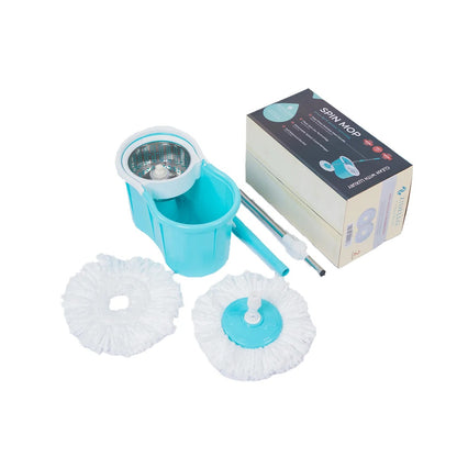 360 Degree Spin Mop With Bucket And Microfiber Head