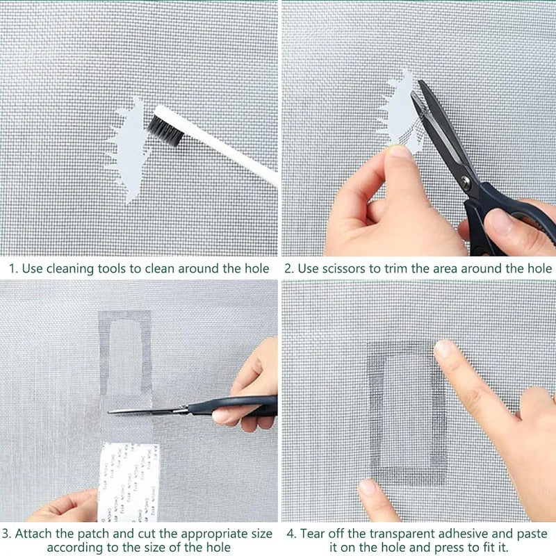 Screen Window Repair tape Roll  Size ( 4 meter )