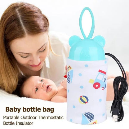 Portable USB Baby Bottle Warmer Outdoor Infant Milk Feeding Bottle Cover (free home delivery)