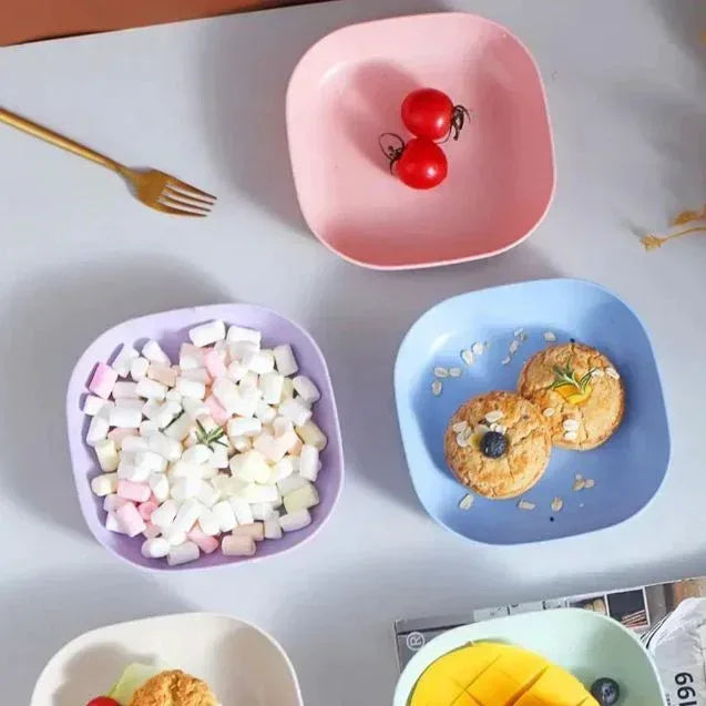 10Pcs Modern Simple Dinner Plates with Stand - PalmShop