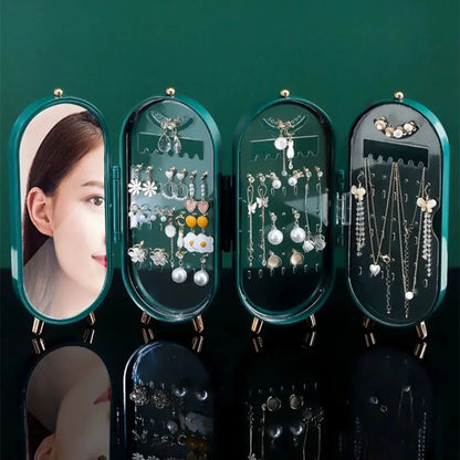 Jewelry Cabinet Organizer with Mirror - PalmShop