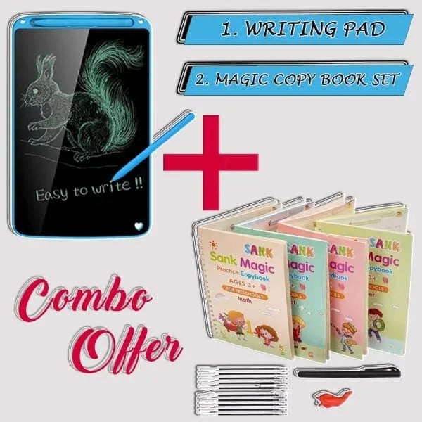 LCD Drawing Tablet + 4PCS/SET SANK MAGIC BOOK / 2 In 1 Combo sale - PalmShop